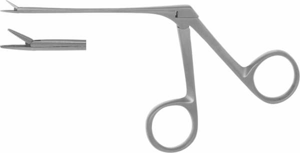 Hartmann-Wullstein korva-atula, suora 80mm, JAWS 0,8X6MM SERR.