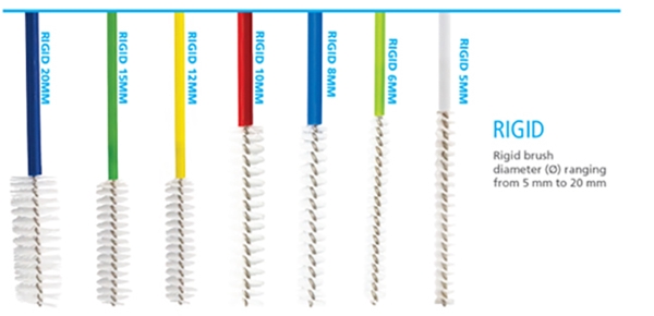 Pesuharja vaijeri yksip jäykkä, Kestokäyt 60cm 15mm  3KPL - 2