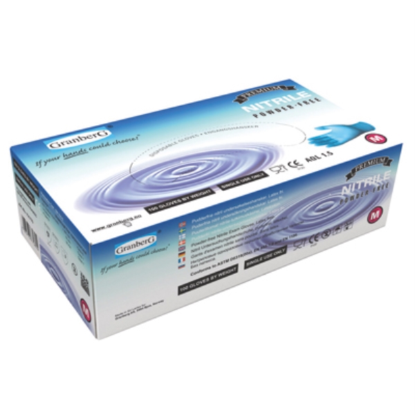 Tutkimuskäsine Granberg nitrii, koko XXL 100KPL