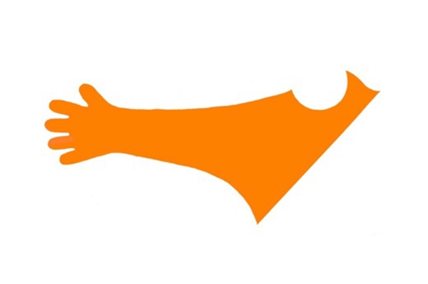 CuraVet Rektalisointikäsine Super Soft olkasuoja PE oranssi L 50kpl, olkasuoja PE oranssi L 50kpl