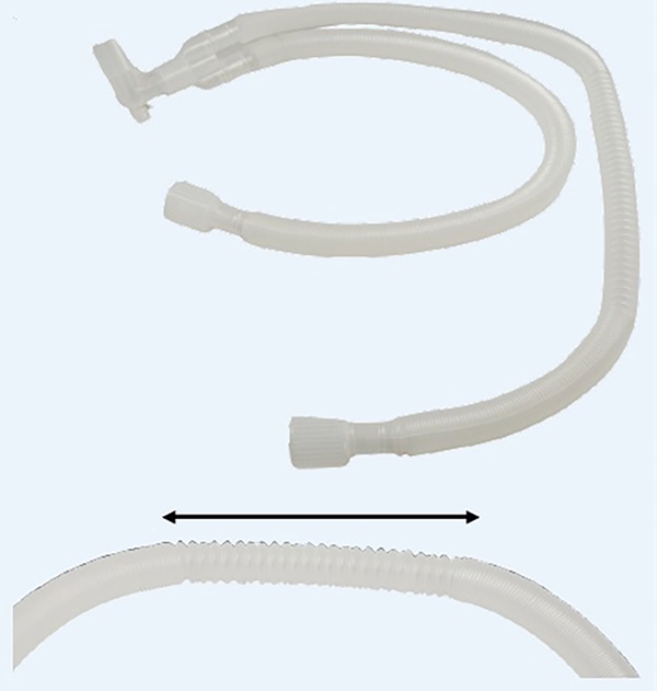 Anestesialetkusto Y-letku, alle 10kg eläinpotilaille, Jatkettava 15mm/2m, 1 kpl