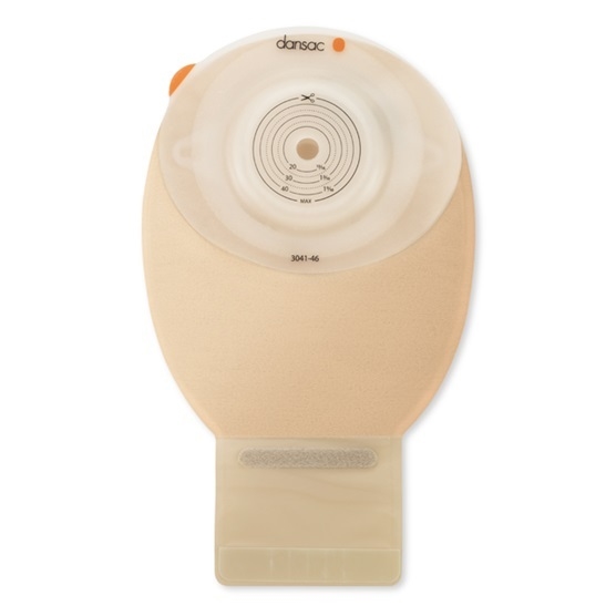 NovaLife 1 TRE, tyhjennettävä sidos, Convex Easiview beige, beige, ikkuna, midi, 10 KPL