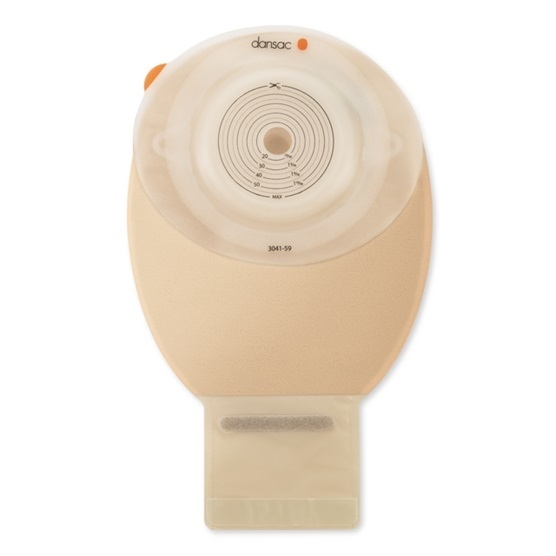 NovaLife 1 TRE, tyhjennettävä sidos, Convex Easiview beige, beige, ikkuna, maxi, 10 KPL