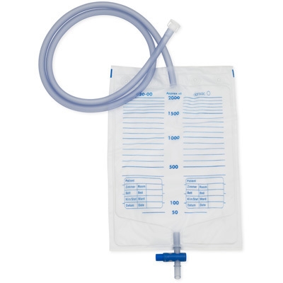 Dansac yökeräyspussi virtsa-avannesidoksiin, 2000 ml, 2L yövirtsapussi ston 10KPL