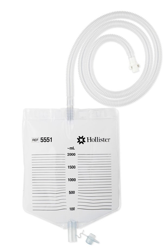 Hollister yökeräyspussi suoliavanteelle, 2000 ml, Yökeräyspussi 2L 10kpl