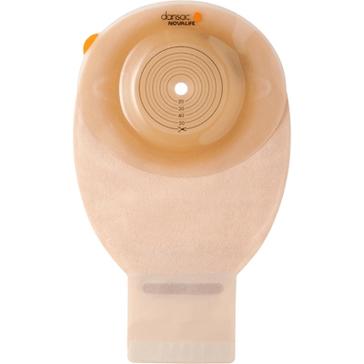 NovaLife 1 GX, tyhjennettävä sidos, Convex kirkas, 10-46mm pussi kirkas 10