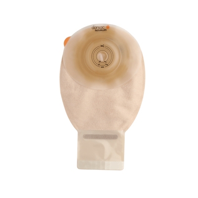 NovaLife 1 GX, tyhjennettävä sidos, Soft Convex EasiView beige, 30mm midi 10KPL