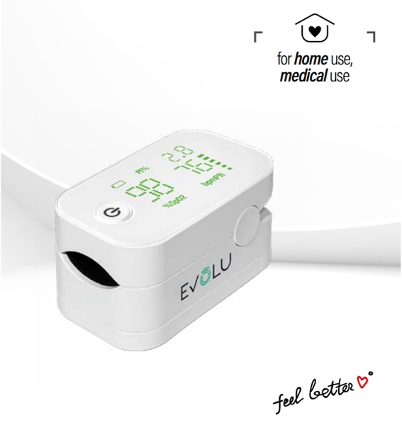 EVOLU Pulssioksimetri, 1KPL - 1