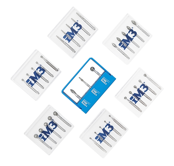 iM3 Poranterät timatit, 36 kpl FG STD alumiiniteline - 2