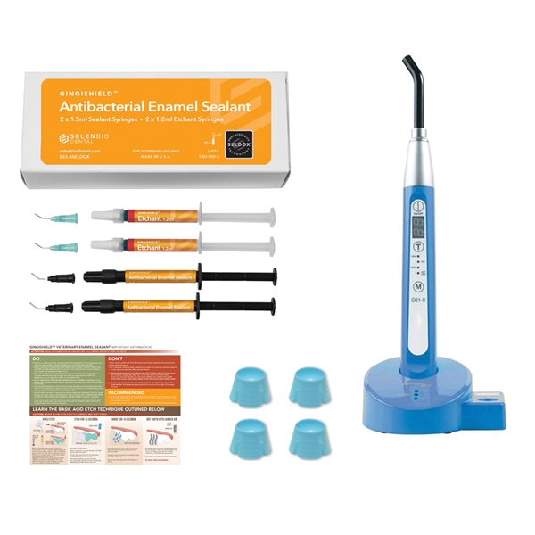 GingiShield antibakteerinen , kiilteen suojaus starter kitti