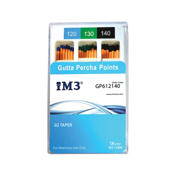 Gutta Percha , 60mm ISOSizes 120 to 140 60kpl