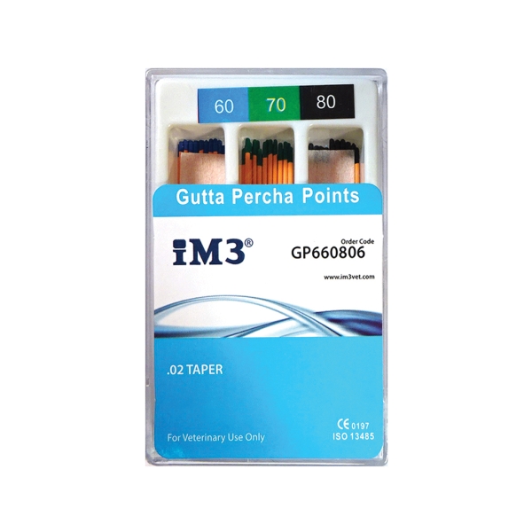 Gutta Percha , 60mm ISO Sizes 60 to 80 60kpl