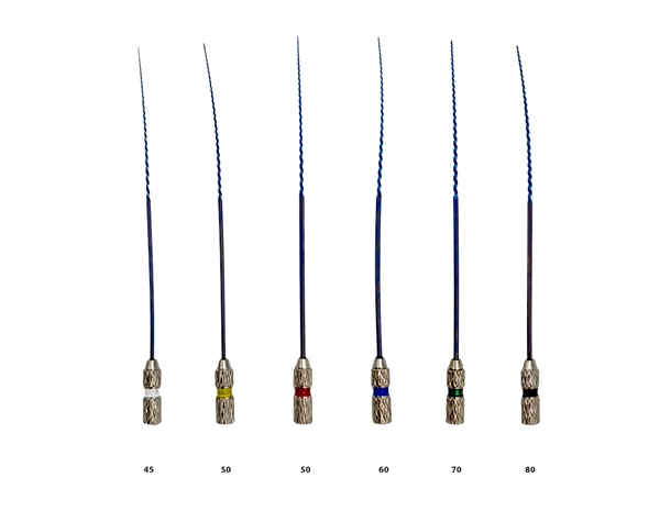 K-Reamer (Flex Ni-Ti) , 60mm 0,45 to 0,80 6kpl setti - 3
