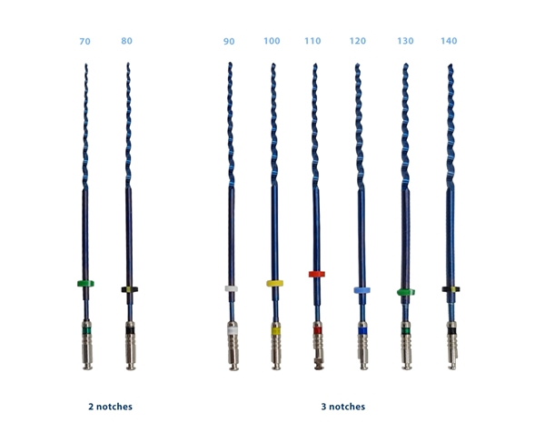 Control Cut Rotary Flex Files, 60mm ISO 070-140  8kpl setti - 3