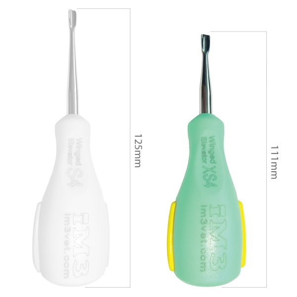 iM3 Ergo WING elevaattori, XS 4mm vihr 1kpl - 4