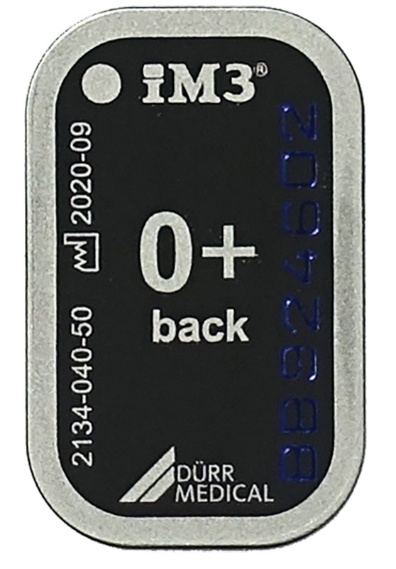 iM3 Image Plate koko, Koko 0 2x3cm 2kpl