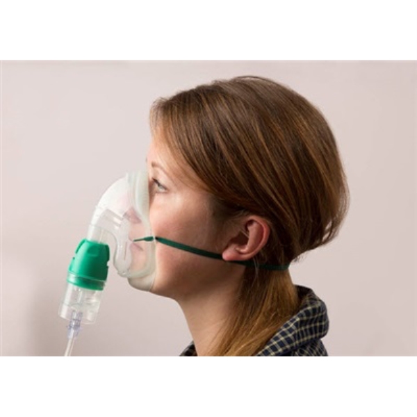 Hot top 2 nebuliser, eco mask, 30kpl, adult, tube 1,8m