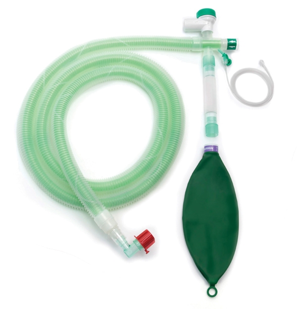 Uniflow coaxial hengitysletku, 10 kpl, 2,4m,  limb 0,5m - 1