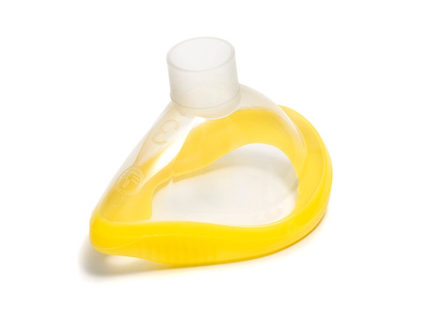 Clearlite anestesiamaski, kk, S, aikuisten, keltainen, 35kpl