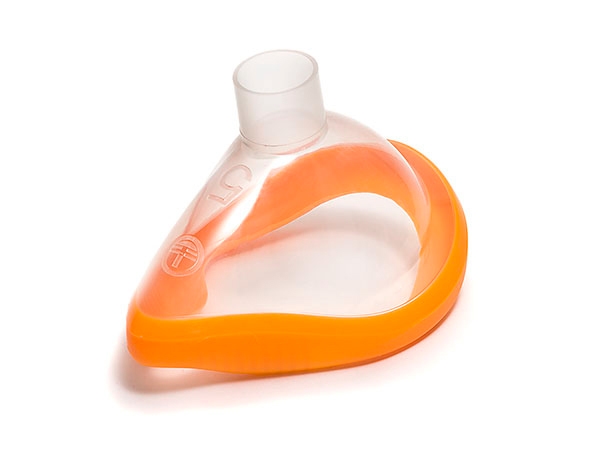 Clearlite anestesiamaski, kk, L, aikuisten, oranssi, 35kpl