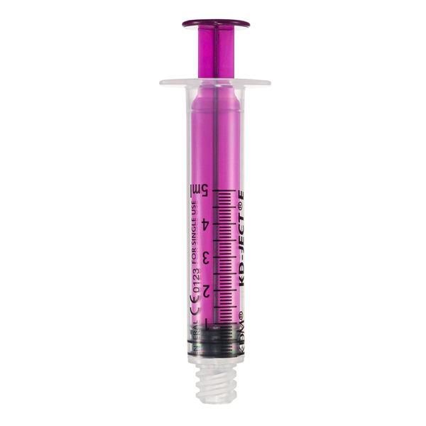 Enteraalinen ruisku KD-JECT E, 5ml lila enfit 100KPL - KD-Ject E - 1