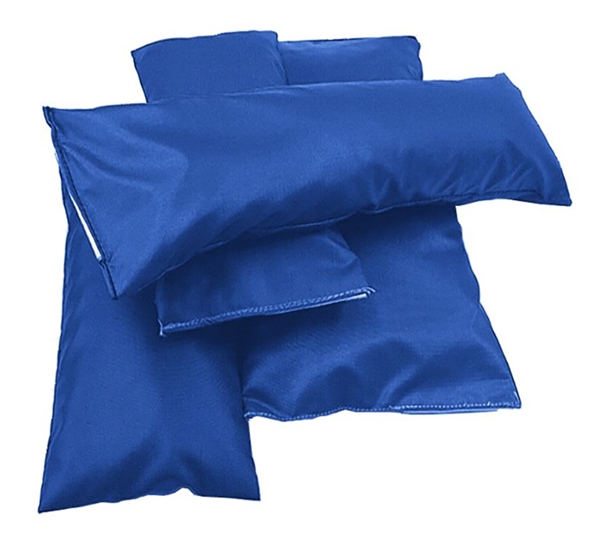 Hiekkapussi kahvalla, sininen, 8x24cm, paino 0,7kg - 1