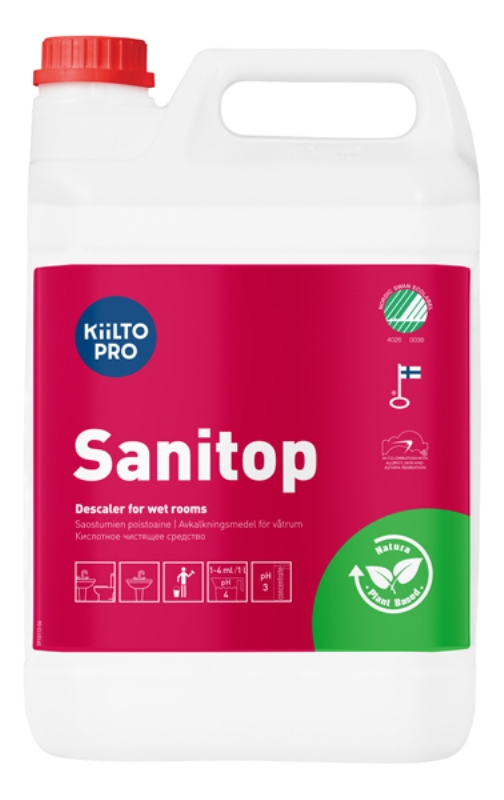 Kiilto Sanitop 5L puhd aine, 3KPL