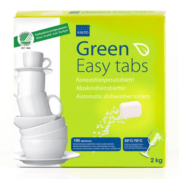 Koneastianpesuaine tabletti, Green Easy Tabs 100KPL