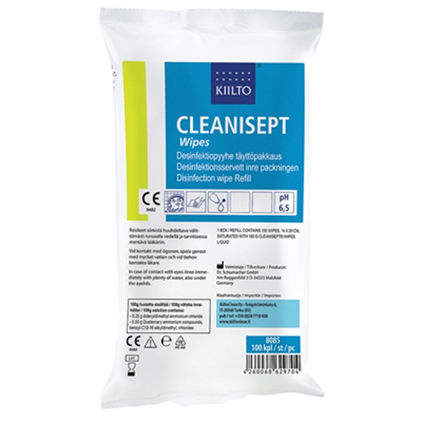 Desinfektiopyyhe, CleaniseptWipes täyttö 100 kpl