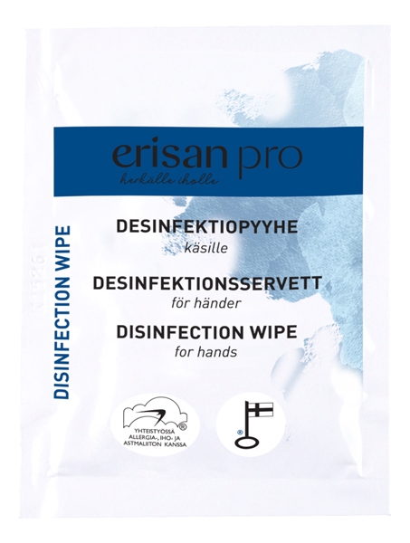 Desinfektiopyyhe käsille, 500KPL