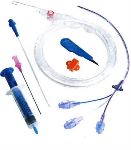 CVK setti HP 3-lumen 7FR, 15cm 10KPL