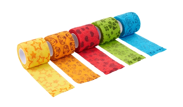 Fun-Flex Care 5cm, 10kpl/ltk,eri värejä,kuvioita