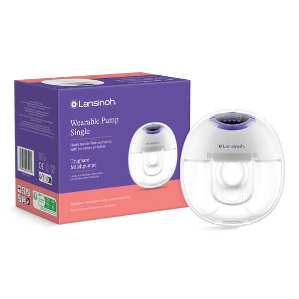 Lansinoh Wearable Rintapumppu Single, Ladattava, sis.latauskaapelin - 1