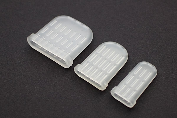 Instrumenttien kärkisuojat, läpinäkyvät, 6,3x19mm 100KPL