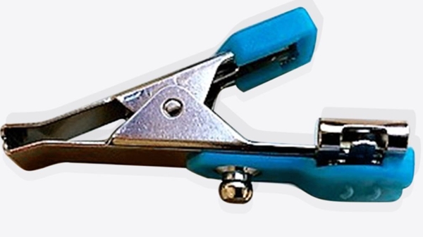 EKG klipsi, 1 kpl, kromi