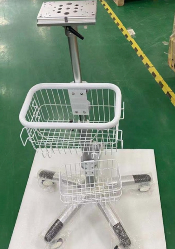 Teline Lutech monitorille V5V7,  pyörät, 2xkori 1kpl