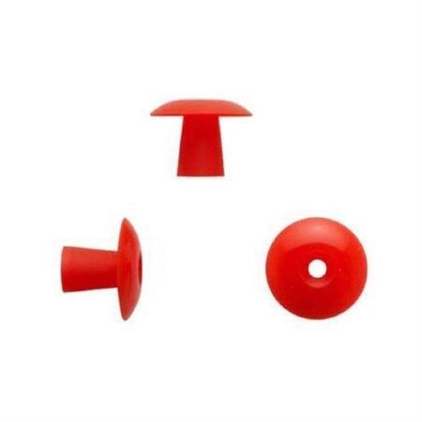 easyTymp korvatippi 15 mm, 100 kpl/ltk punainen sateenvar