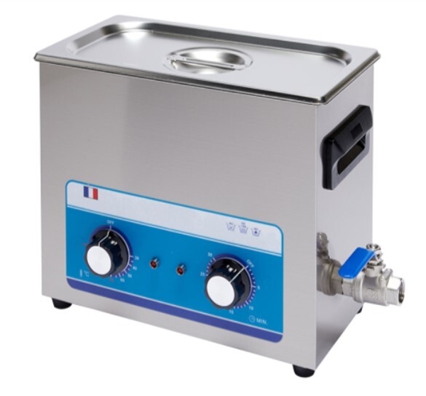 Ultraäänipesuri 6L, säädettävä lämpötila 0-80c, manuaalinen ajastin, Altaan koko: 300x150x150 mm