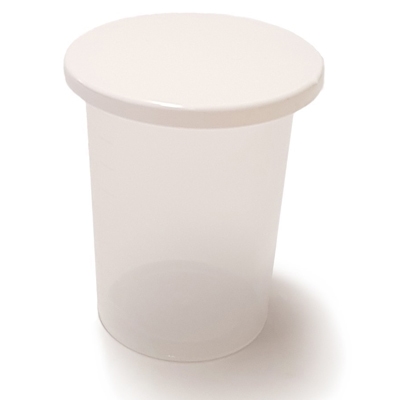 Kansi juomalasiin halk. 80 mm, valk.  100KPL