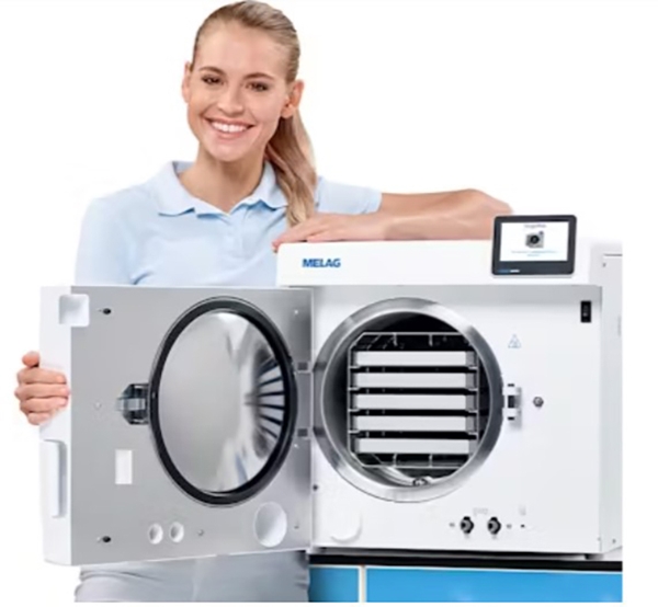 Melag Vacuclave 123 B-luokan autoklaavi 23l., ei tarvita vesiliitäntää - 2