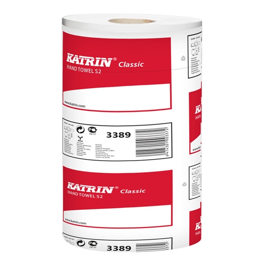 Käsipyyhe Katrin S 2, 20,5cm (13cm) valk 2krs 12KPL