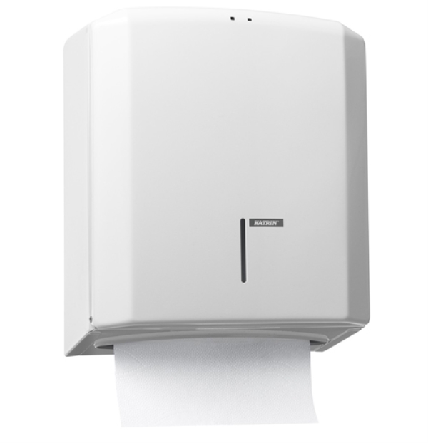 Käsipyyheannostelija Katrin, valkoinen, lukollinen 1kpl