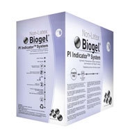 Leikkauskäsine Biogel Pl, 8,0 Ind kaksois 25x2pr (50pr) - Biogel