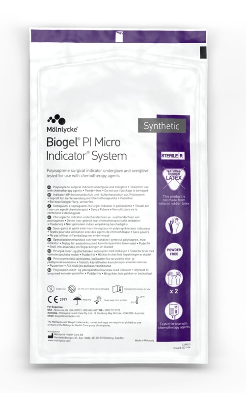 Leikkauskäsine Biogel®  , 8,0 PI Micro indicator 2x25PR - 1