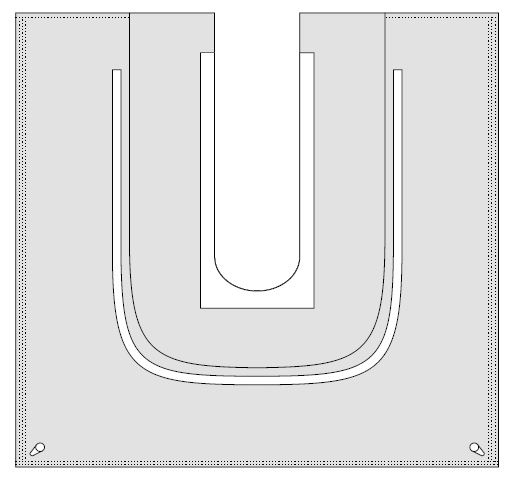 Nesteenkeräyspussi Barrier, Olkapääleikkaus U-muoto 16KPL