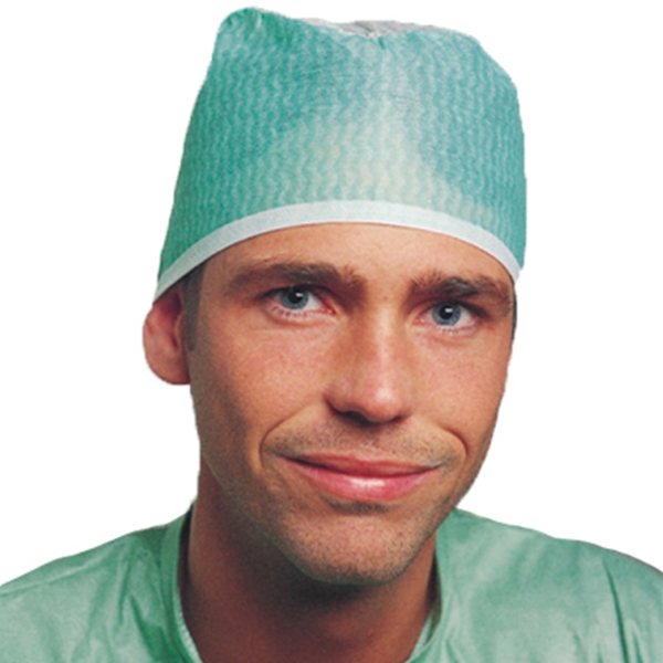 Leikkauspäähine Philip, Valk/vihreä kuminauha 100KPL