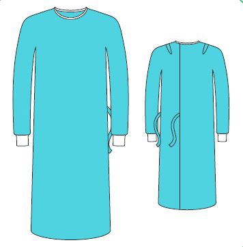 Leikkaustakki Barrier, Standard XL-L 146x82cm 18KPL - Barrier