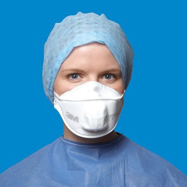 Hengityssuojain FFP3 Aura 1883+ peitetyllä venttiilillä 8KPL, peitetyllä venttiilillä 8KPL - 1