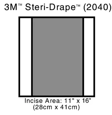 Leikkauskalvo Steri-Drape, 38x41cm 40KPL