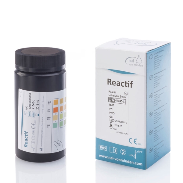 Reactif 4 Virtsatestiliuska, Bl, G, pH,P 100kpl